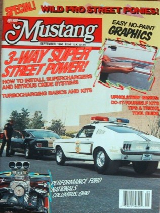 MUSTANG by HOT ROD 1990 SEPT - GT350H, POWER ADDERS